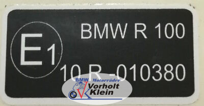 Aufkleber R 100