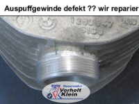 Auspuffgewinde Reparatur