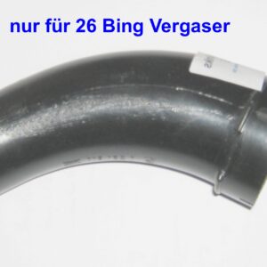 Ansaugrohr links  nur für 26 Bing Vergaser