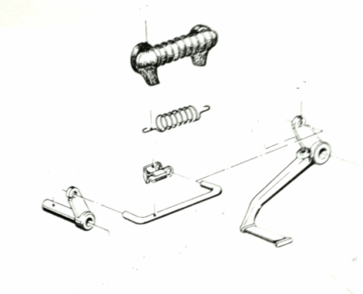 Gestänge mit Clip